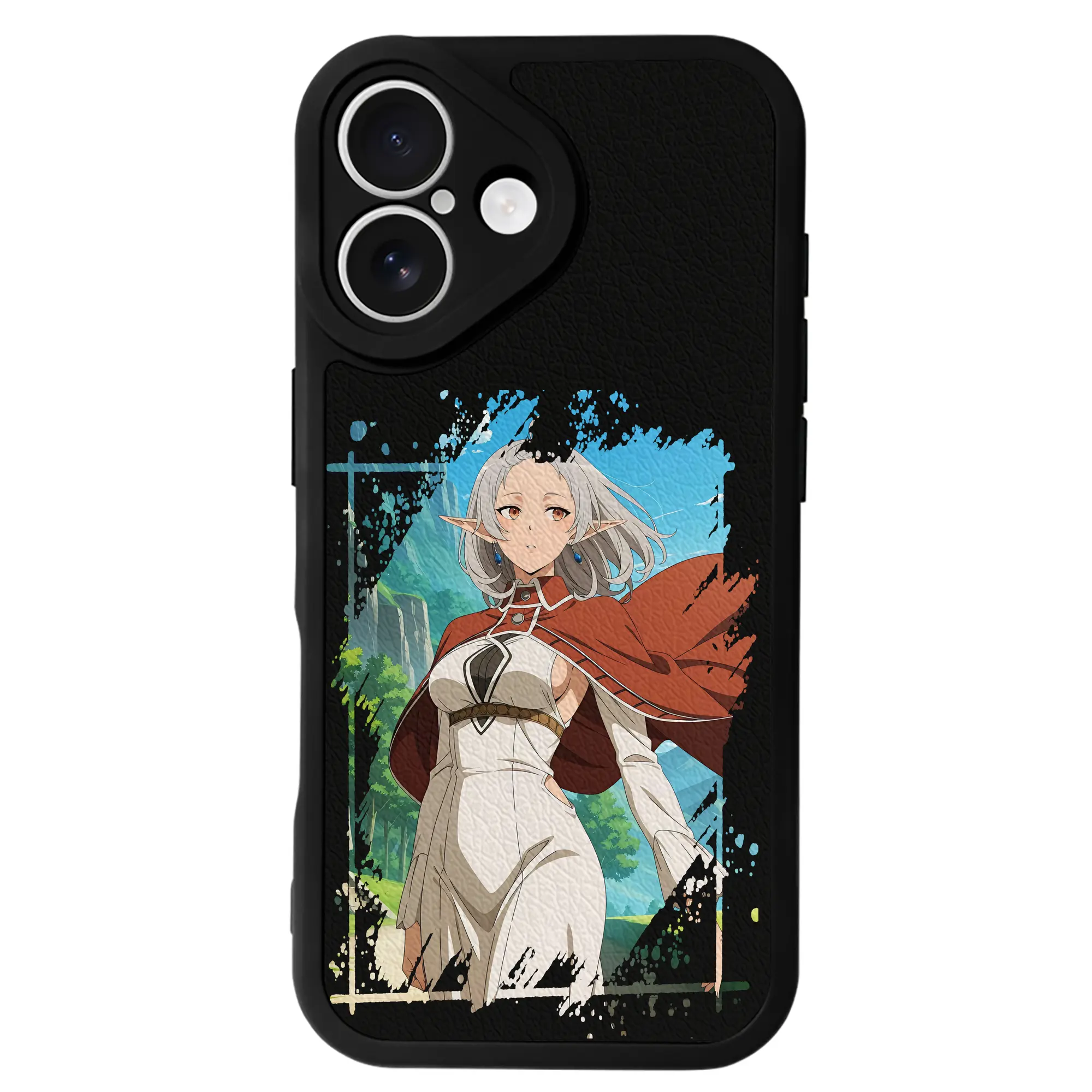 無職転生 グッズ,シルフィエット - IPhone 16シリーズ対応 ・ シリコンスマホケース ・ レザー調 ・ 高精度フィット ・ 耐衝撃 ・ ワイヤレス充電対応 ・ 精密カット